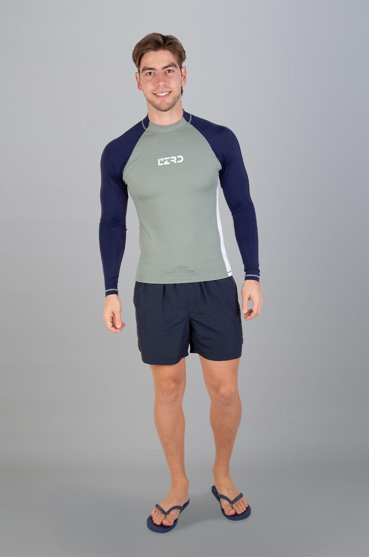 Hommus - Mens L/S Rashie Lizzard swimwear lycra