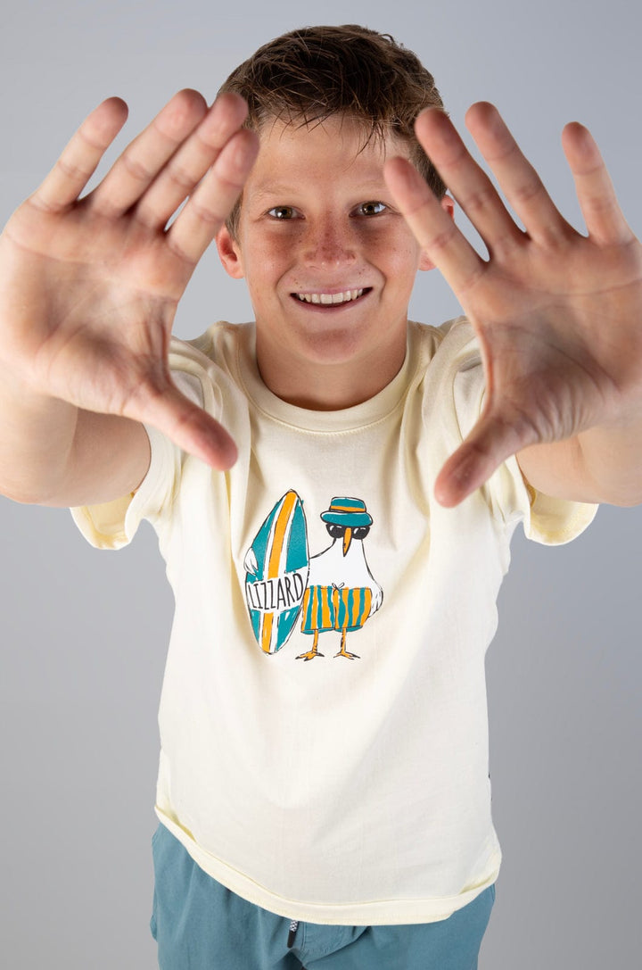 Humboldt - Teen Boys S/S Tee Lizzard apparel Anise Flower / 6/7