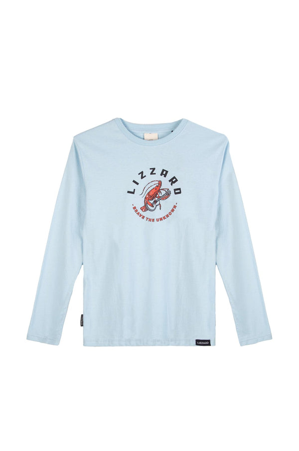 Humor - Teen Boys  L/S Tee Lizzard apparel Winter Sky / 6/7
