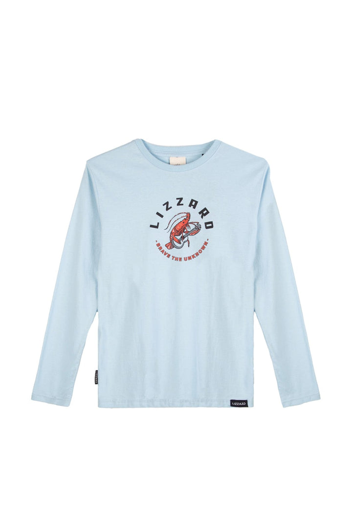 Humor - Teen Boys  L/S Tee Lizzard apparel Winter Sky / 6/7