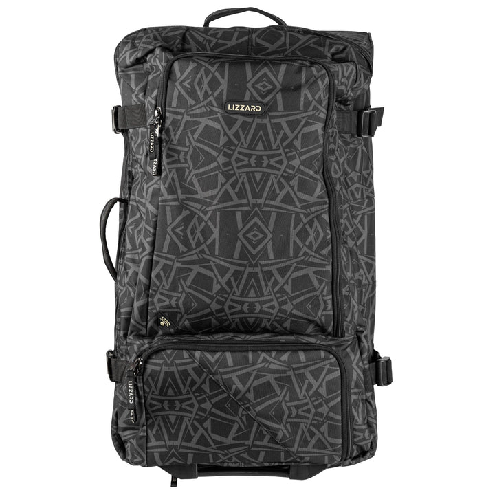 Huron - Mens 97L Trolley Bag Lizzard accessories Black Geometric / One Size