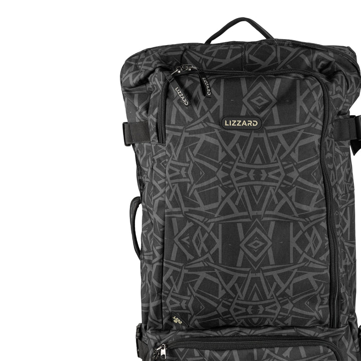 Huron - Mens 97L Trolley Bag Lizzard accessories Black Geometric / One Size