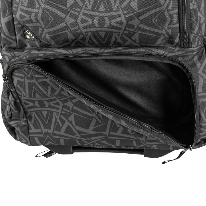 Huron - Mens 97L Trolley Bag Lizzard accessories Black Geometric / One Size