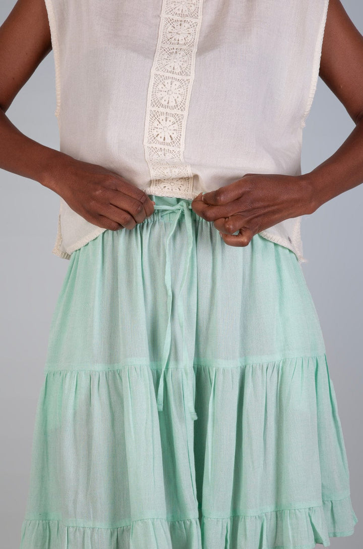 Ileana - Ladies Tiered Skirt Lizzard apparel