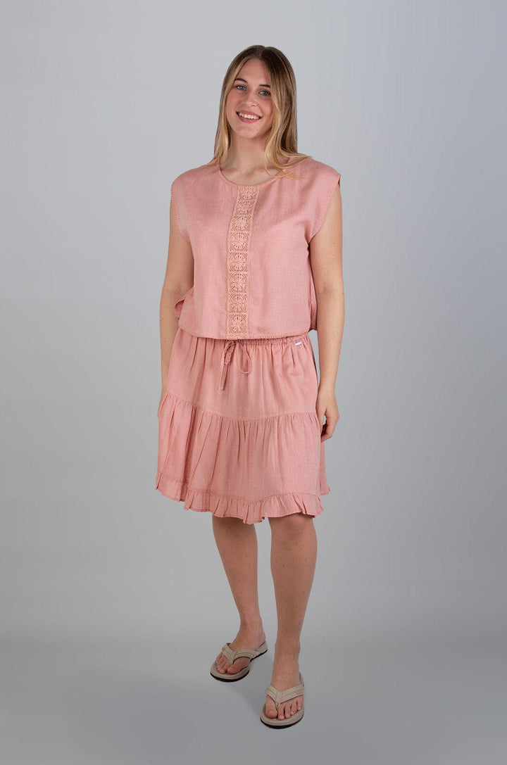 Ileana - Ladies Tiered Skirt Lizzard apparel