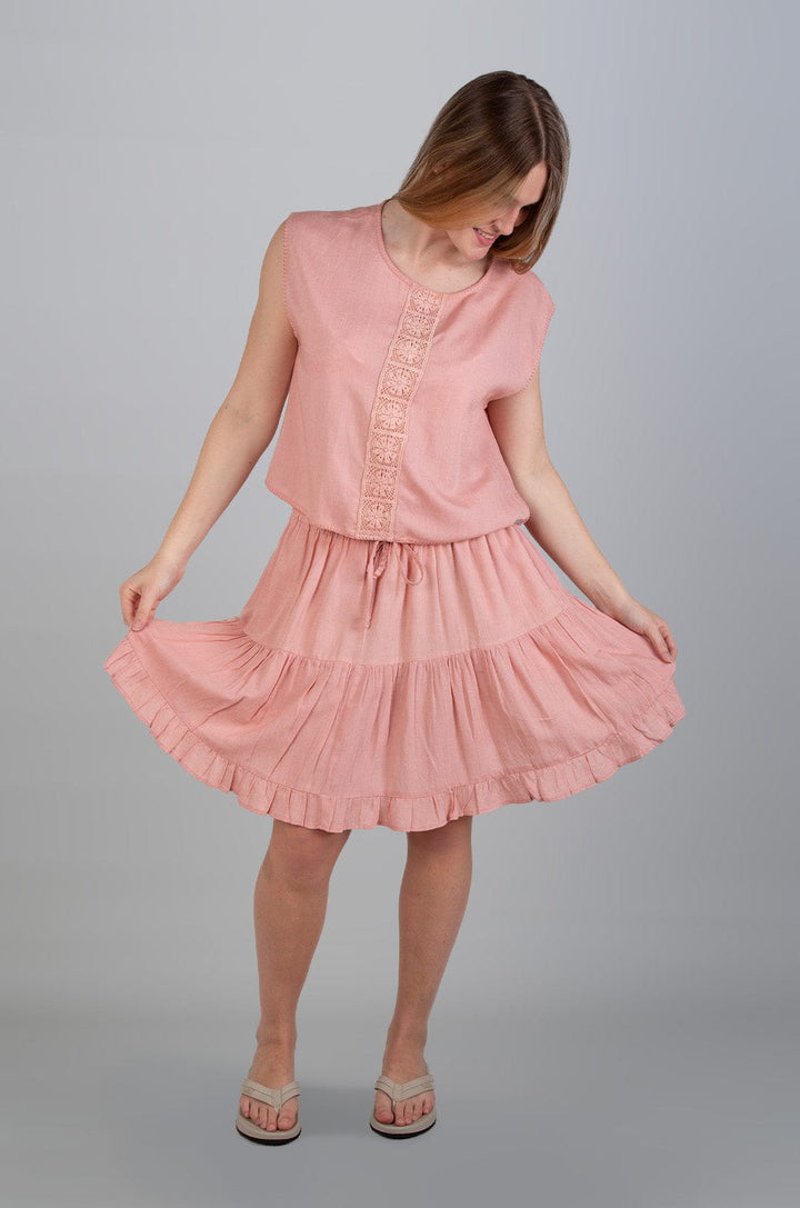 Ileana - Ladies Tiered Skirt Lizzard apparel