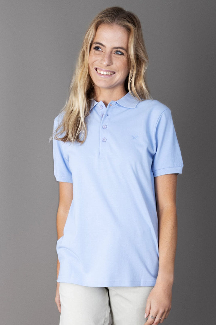 Ioni - Ladies S/S Polo Lizzard apparel Hydrangea Blue / S