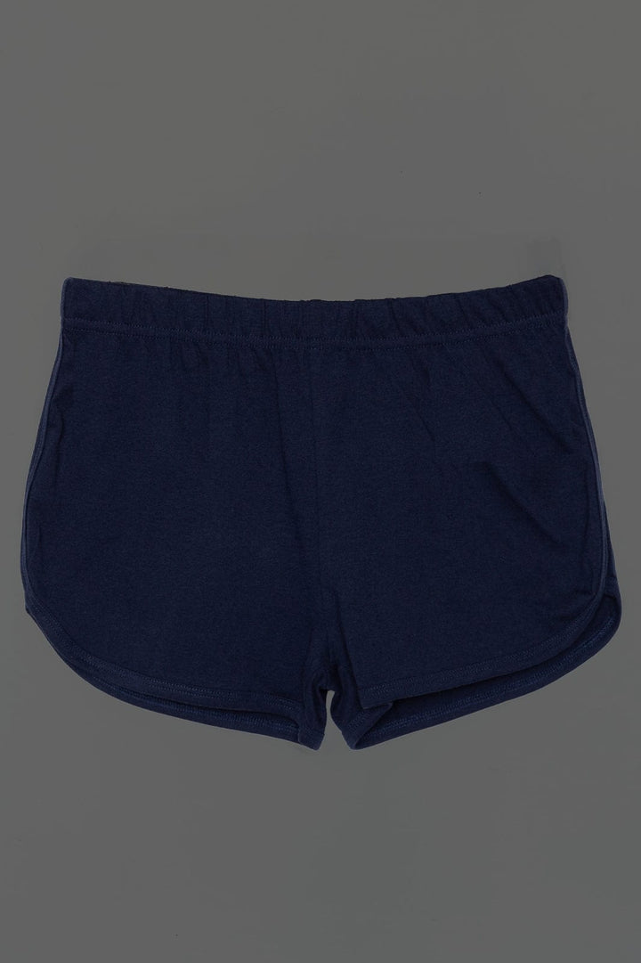 Iota - Teen Girls Short Lizzard apparel Navy Melange / 6/7