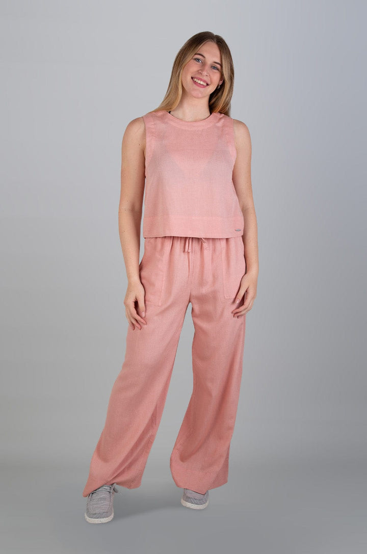 Jeanny - Ladies Styled Vest Lizzard apparel Coral / S