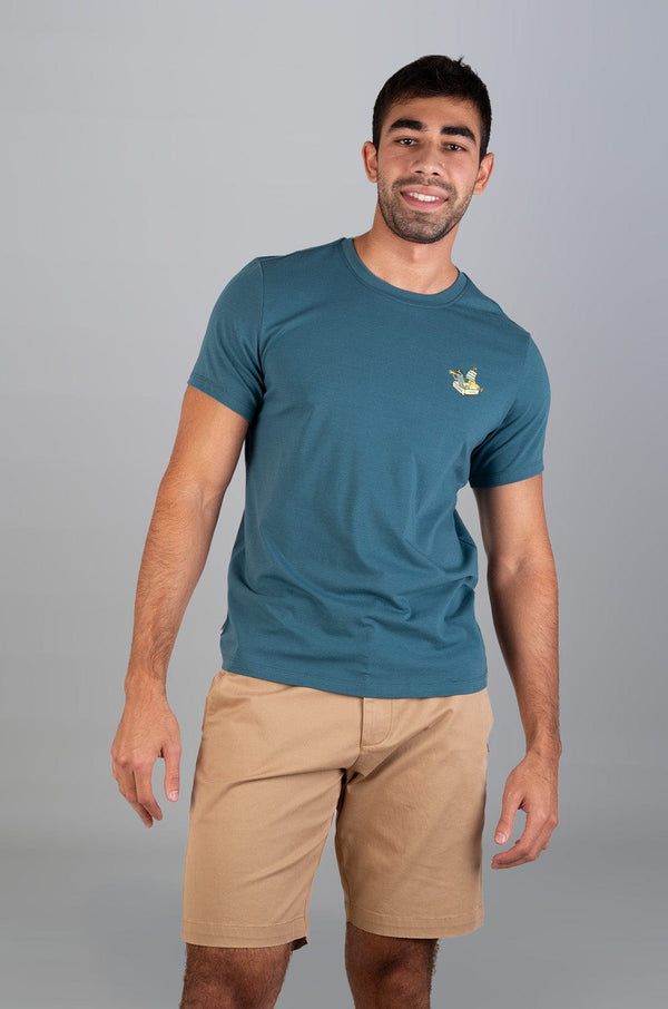 Jensten - Mens S/S Tee Lizzard apparel Teal / XS