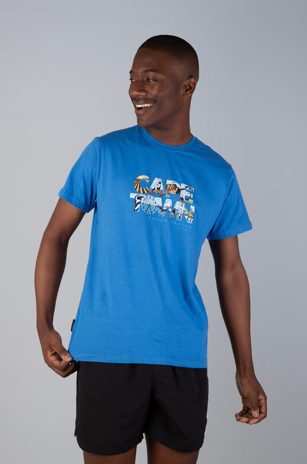 Kaap 24- Mens S/S Tee Lizzard apparel Royal Blue / S