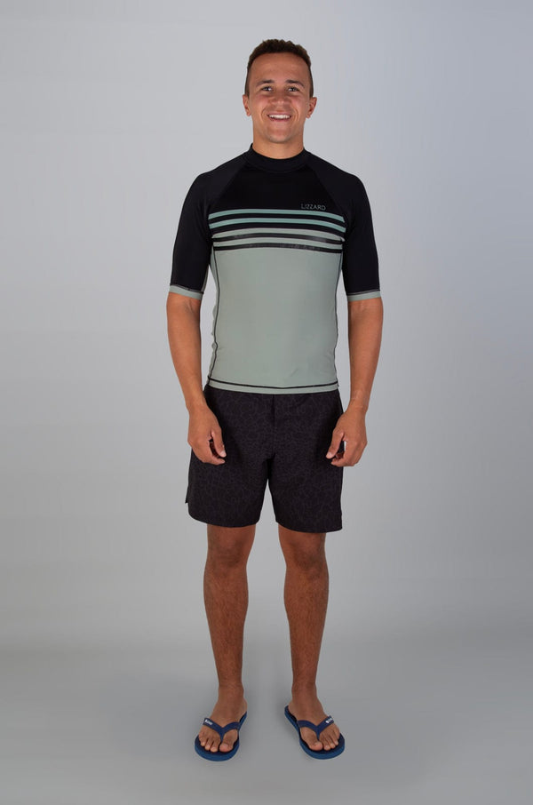 Kalwin - Mens S/S Rashie Lizzard swimwear lycra
