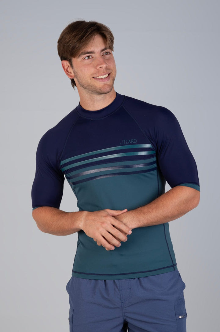 Kalwin - Mens S/S Rashie Lizzard swimwear lycra