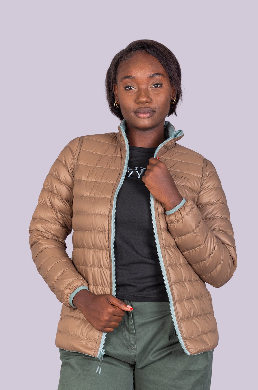 Kimja - Ladies Reversible Puffer – Lizzard South Africa