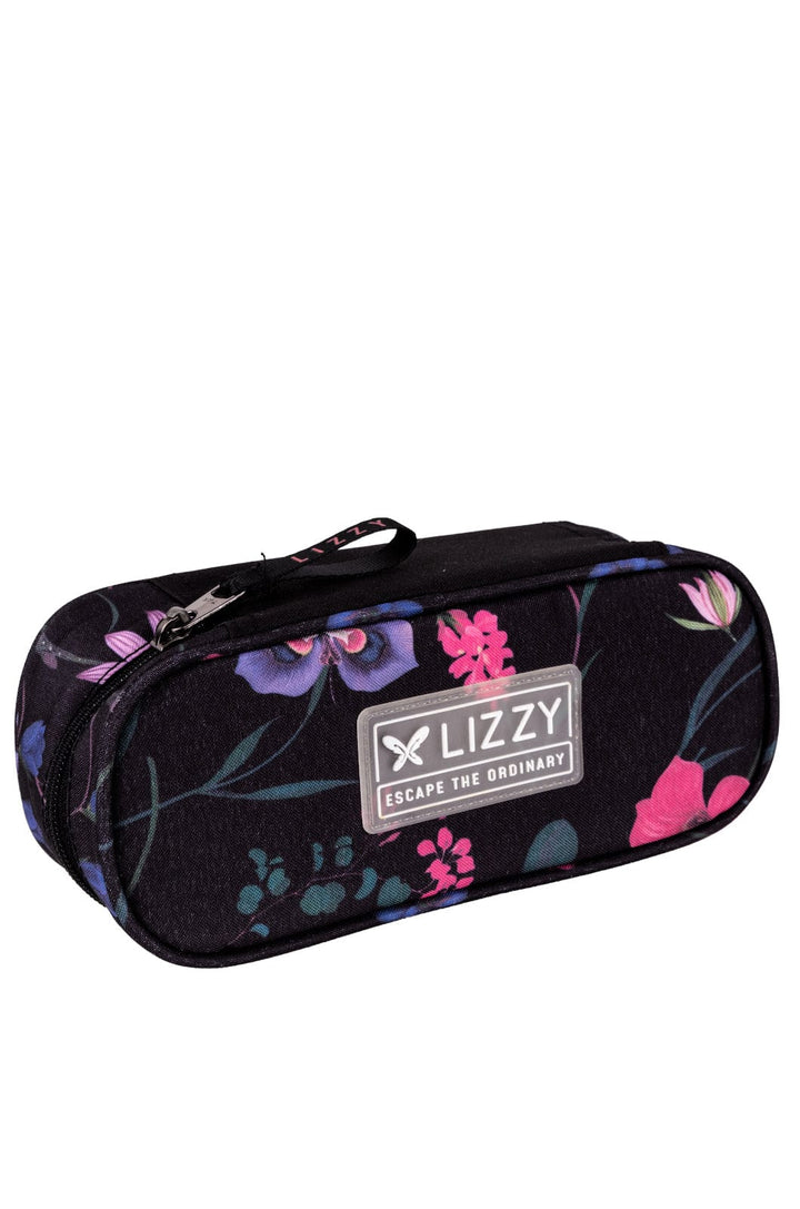 Kira - Pencil Case Nylon Lizzard accessories Dark Floral / One Size