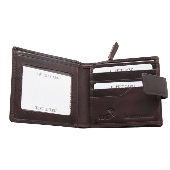 Kwaduma 25 - Leather Wallet Lizzard accessories Dark Brown / One Size