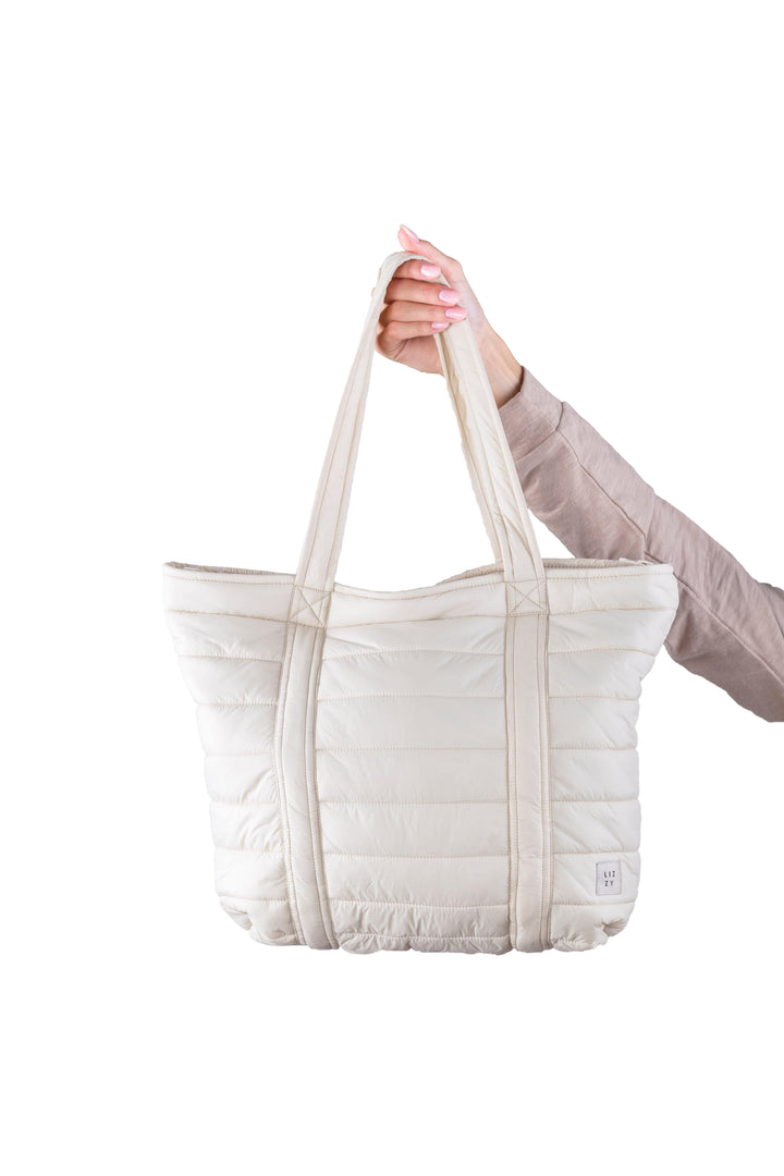 Kyotee - Puffer Bag Lizzard accessories Cream / One Size