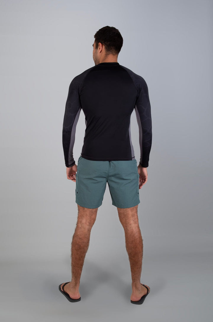 Larctio - Mens L/S Rashie Lizzard swimwear lycra