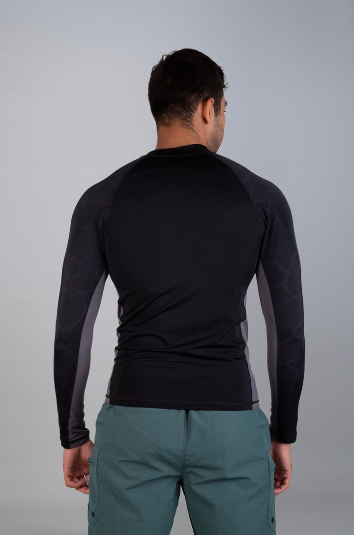 Larctio - Mens L/S Rashie Lizzard swimwear lycra