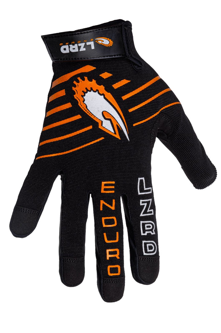 Leadr - Long Finger Glove Lizzard bike Black/Orange / M