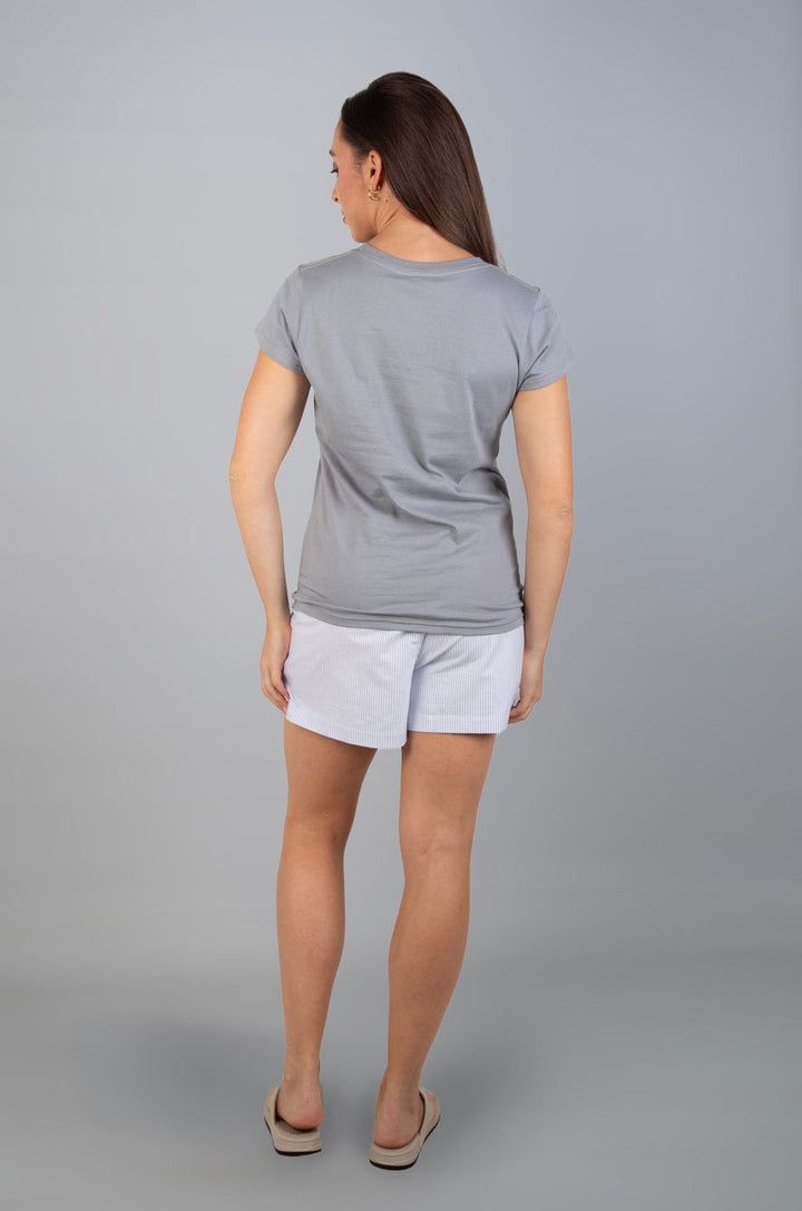 Leesha  - Ladies Cap Slv Tee Lizzard apparel