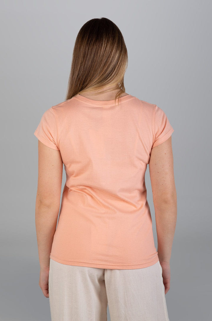 Leesha  - Ladies Cap Slv Tee Lizzard apparel