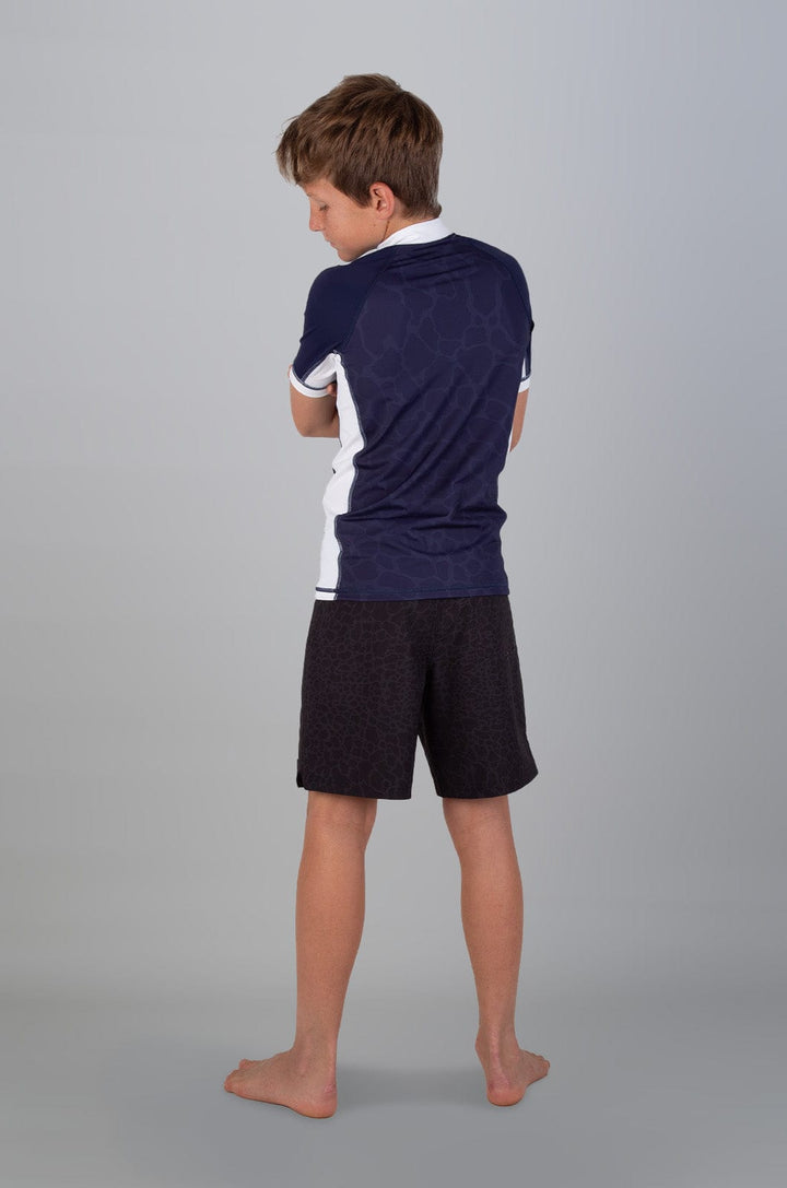 Lemno -  Teen Boys S/S Rashie Lizzard swimwear lycra