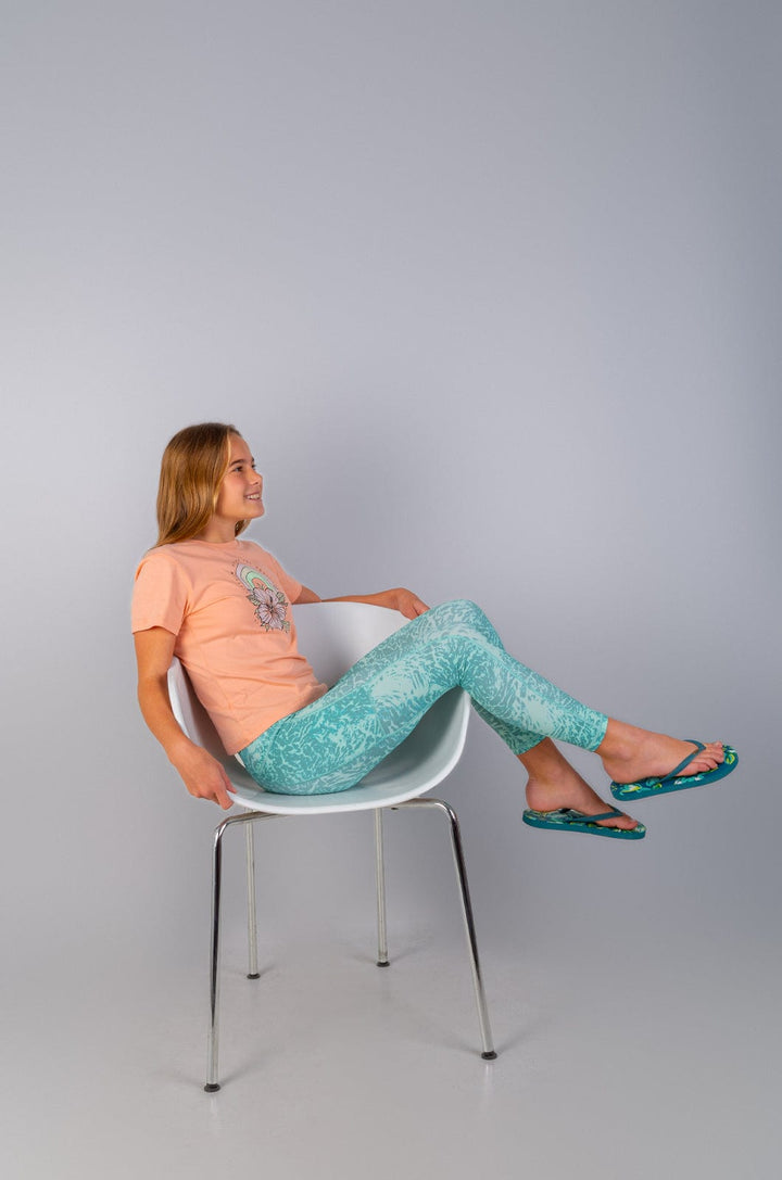 Lenker - Teen Girls Long Legging Lizzard swimwear lycra