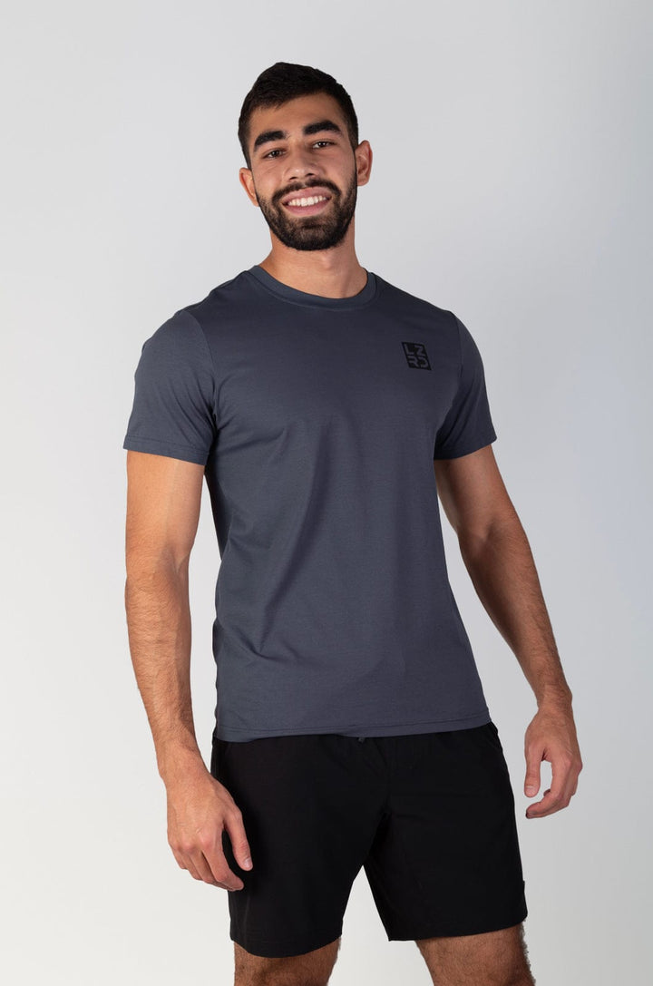Licorus - Mens S/S Tee Lizzard apparel India Ink / S