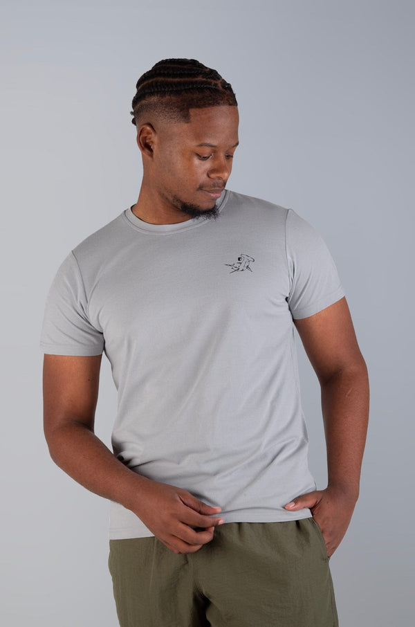 Linfree - Mens S/S Tee Lizzard apparel Dawn Blue / XS