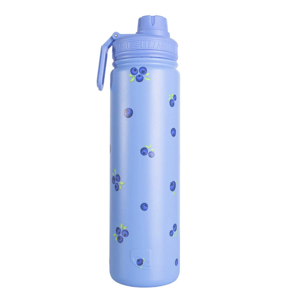 Lizzard 650Ml Printed Flask Lizzard flask Blue Berries / One Size