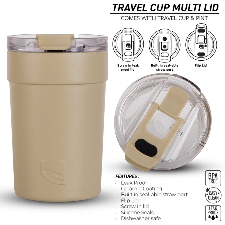 Lizzard Travel Cup Ceramic Inner 360 Ml Lead Free Lizzard flask