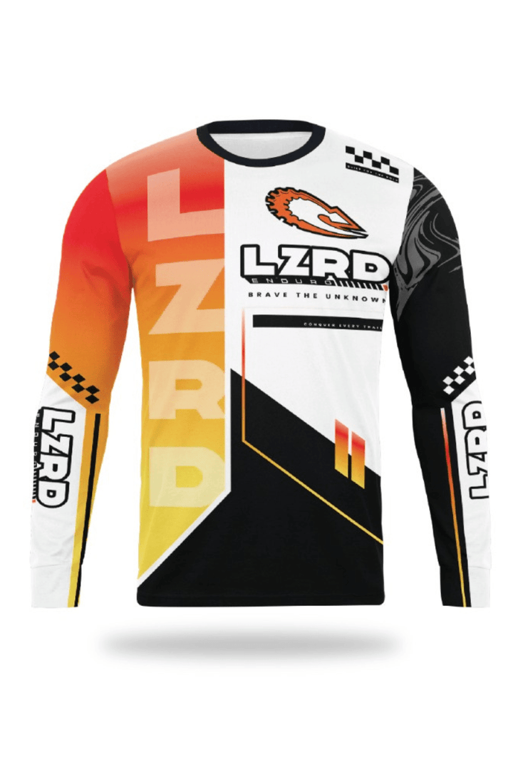LZRD Enduro MX Jersey Lizzard apparel White / XS