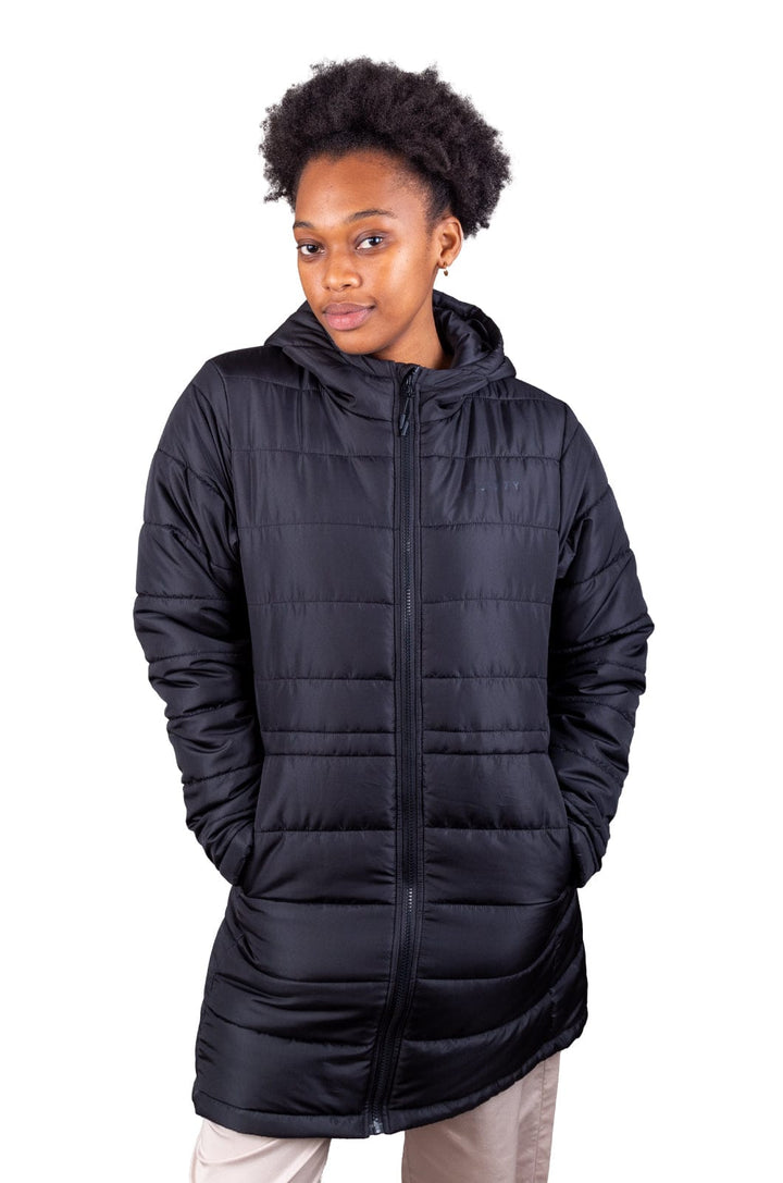 Marquise - Ladies Longer Length Puffer Lizzard apparel Black / XS