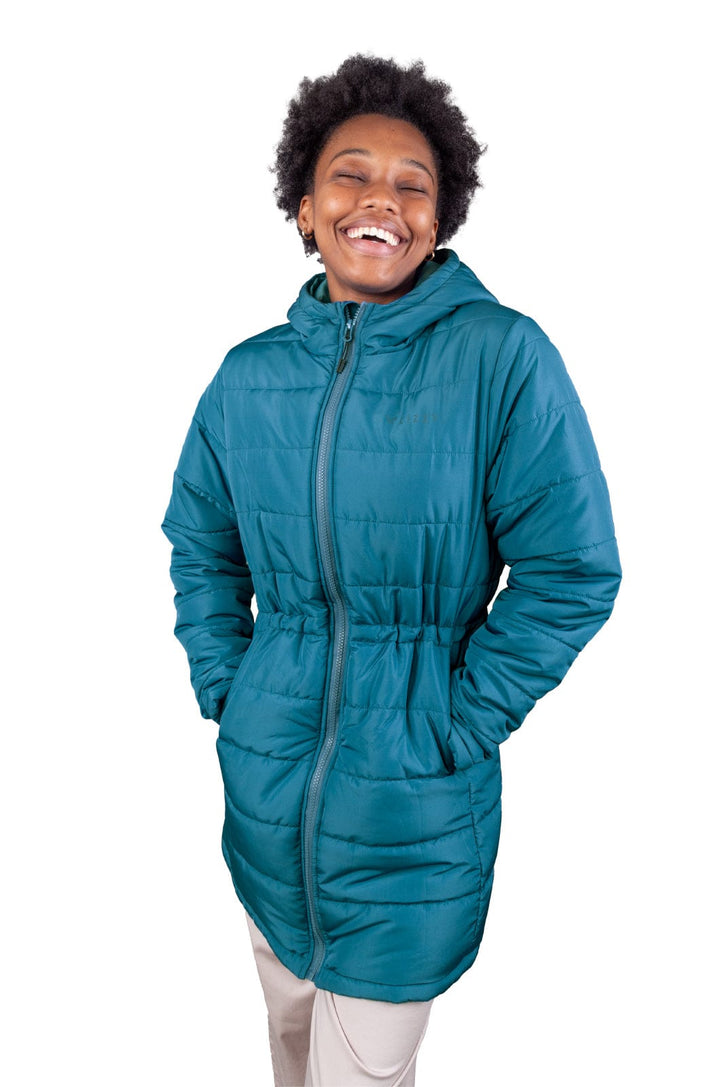 Marquise - Ladies Longer Length Puffer Lizzard apparel Mallard Blue / XS