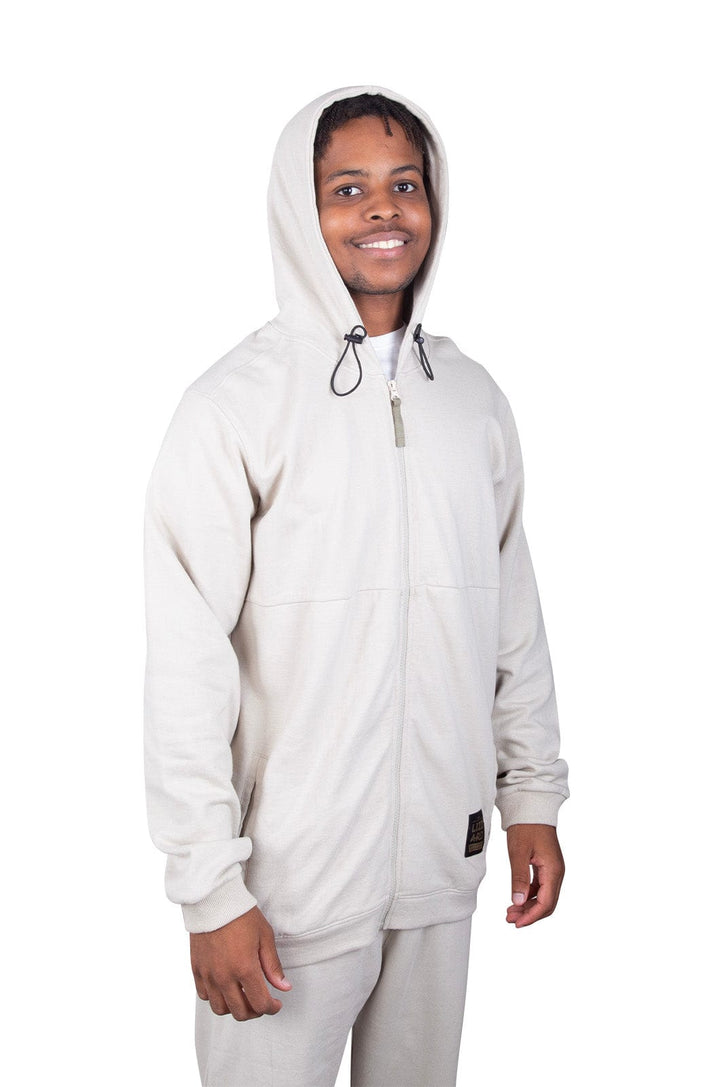 Martinez- Mens Hooded Zip Thru Lizzard apparel