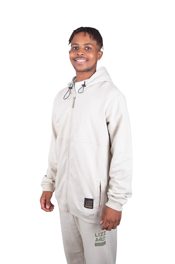 Martinez- Mens Hooded Zip Thru Lizzard apparel