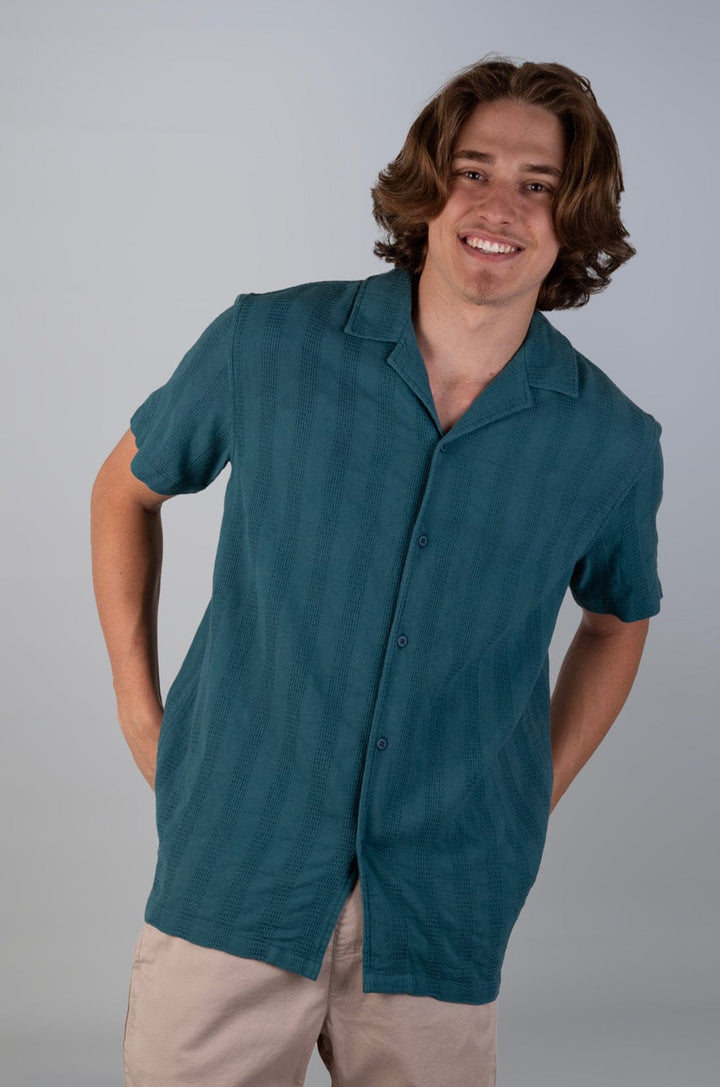 Masford - Mens Button Up Lizzard apparel Mediterranea / XS