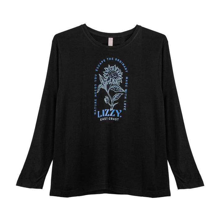 Maybelle - Teen Girls L/S Tee Lizzard apparel Black / 6/7