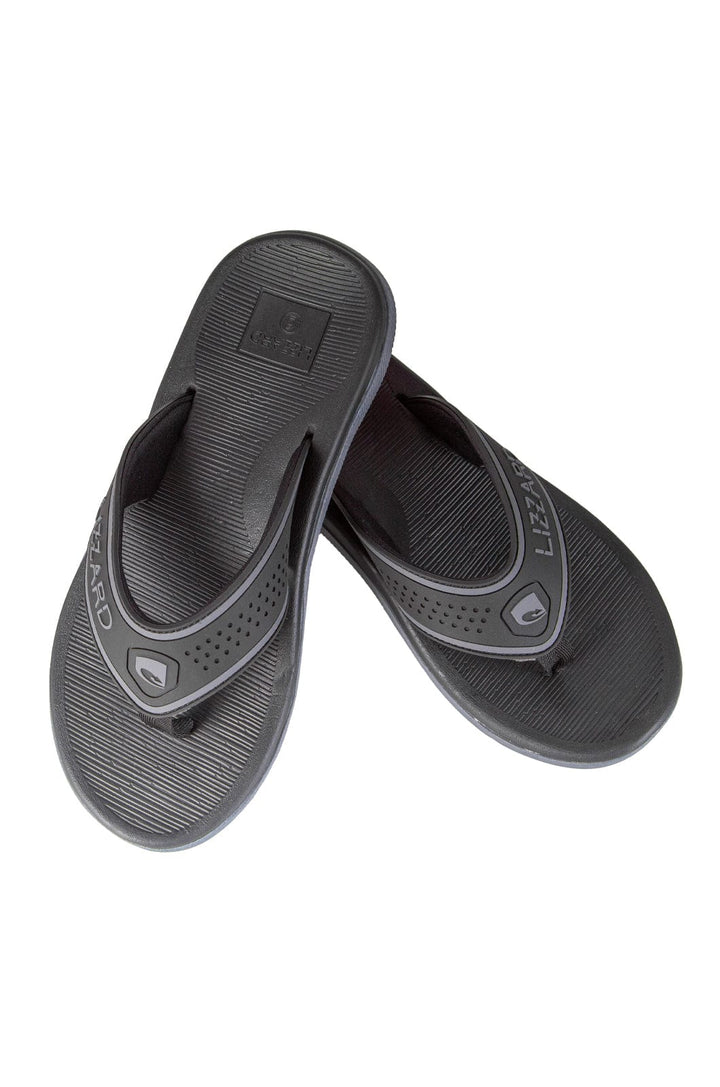 Mkuze Mens Slops Chevel Shoes footwear Black/Grey / 6