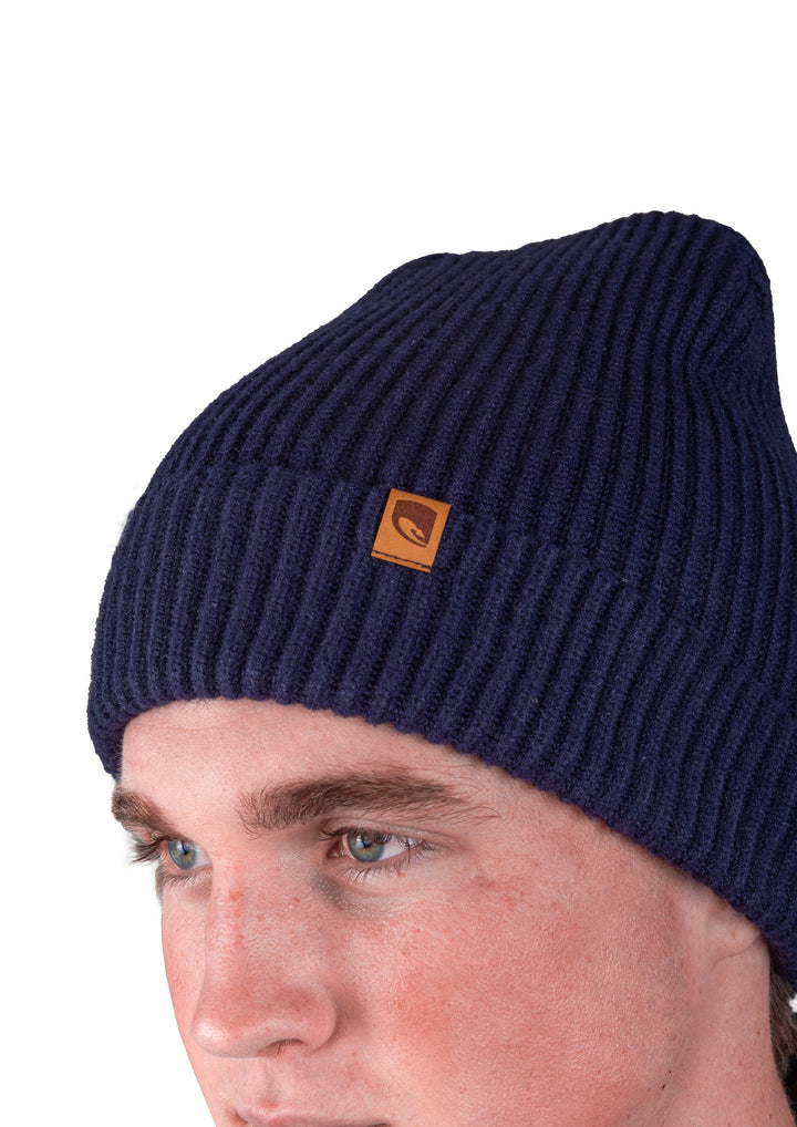 Morphite- Mens Beanie Lizzard accessories Navy / One Size