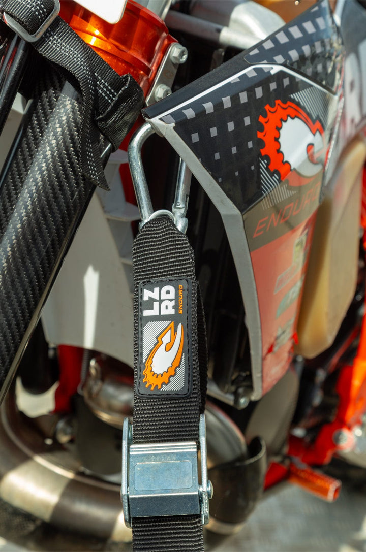 Motorcycle Tie Downs 2M 38 2000 Lizzard bike Orange / One Size