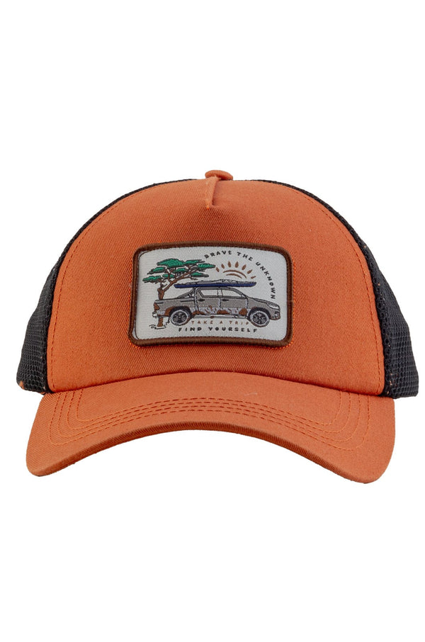 Nashville - Mens Trucker Cap Lizzard accessories Baked Clay / One Size