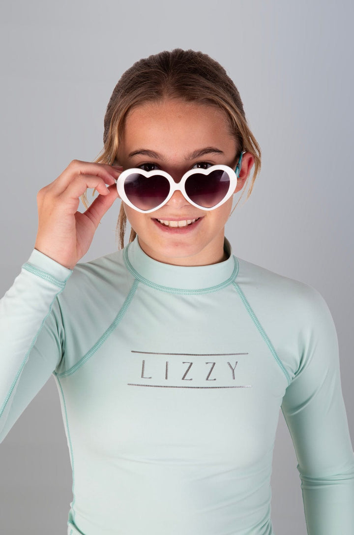Nichitee - Teen Girls L/S Rashie Lizzard swimwear lycra