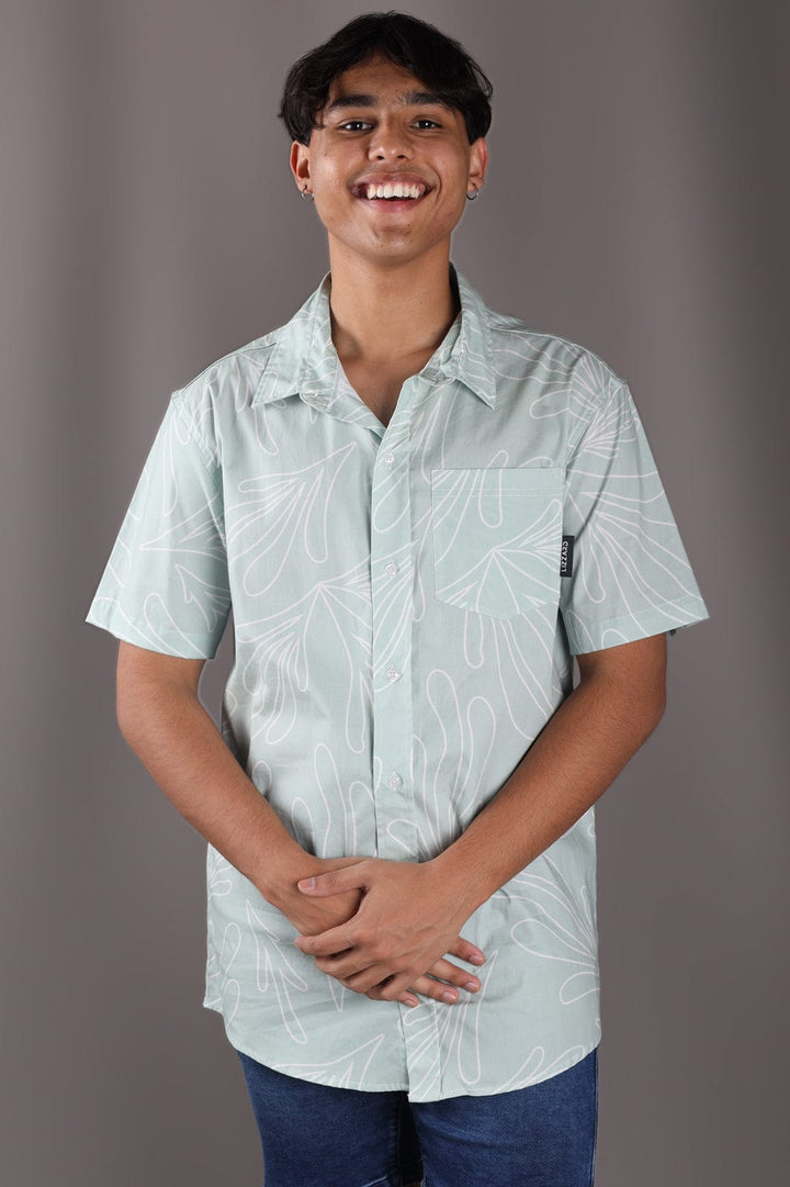 Nishal - Mens Button Up Lizzard apparel