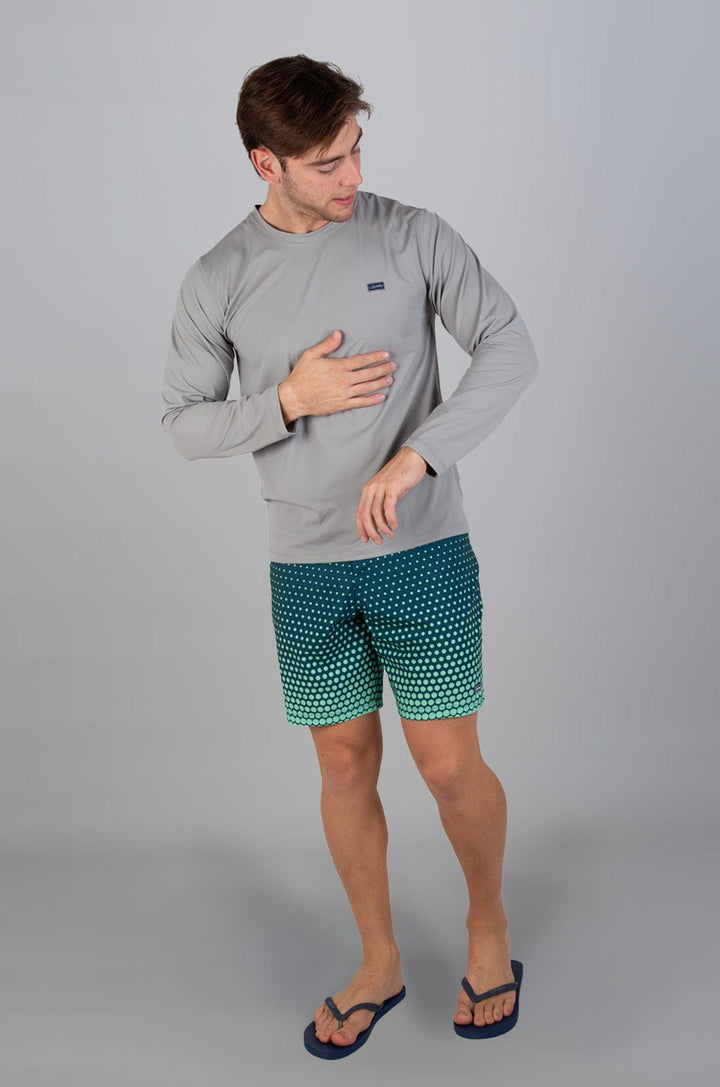Oakfee - Mens L/S Rashie Lizzard swimwear lycra