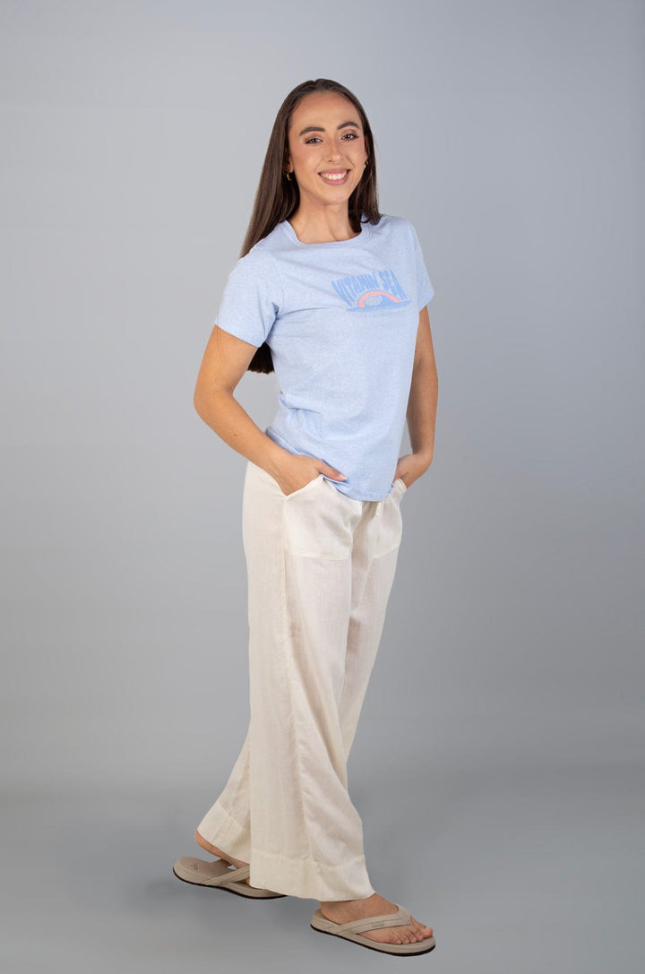 Obloo - Ladies S/S Tee Lizzard apparel Light Blue / XS