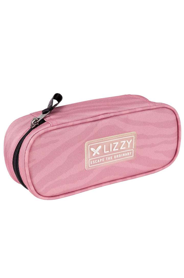 Osama 24 - Pencil Case Nylon Lizzard accessories Pink Zebra Stripe / One Size