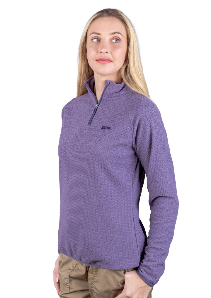 Ossanah - Ladies 1/3 Zip Pullover Lizzard apparel