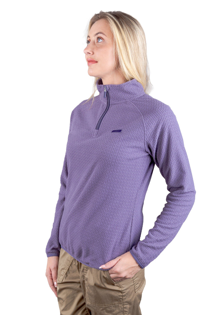 Ossanah - Ladies 1/3 Zip Pullover Lizzard apparel